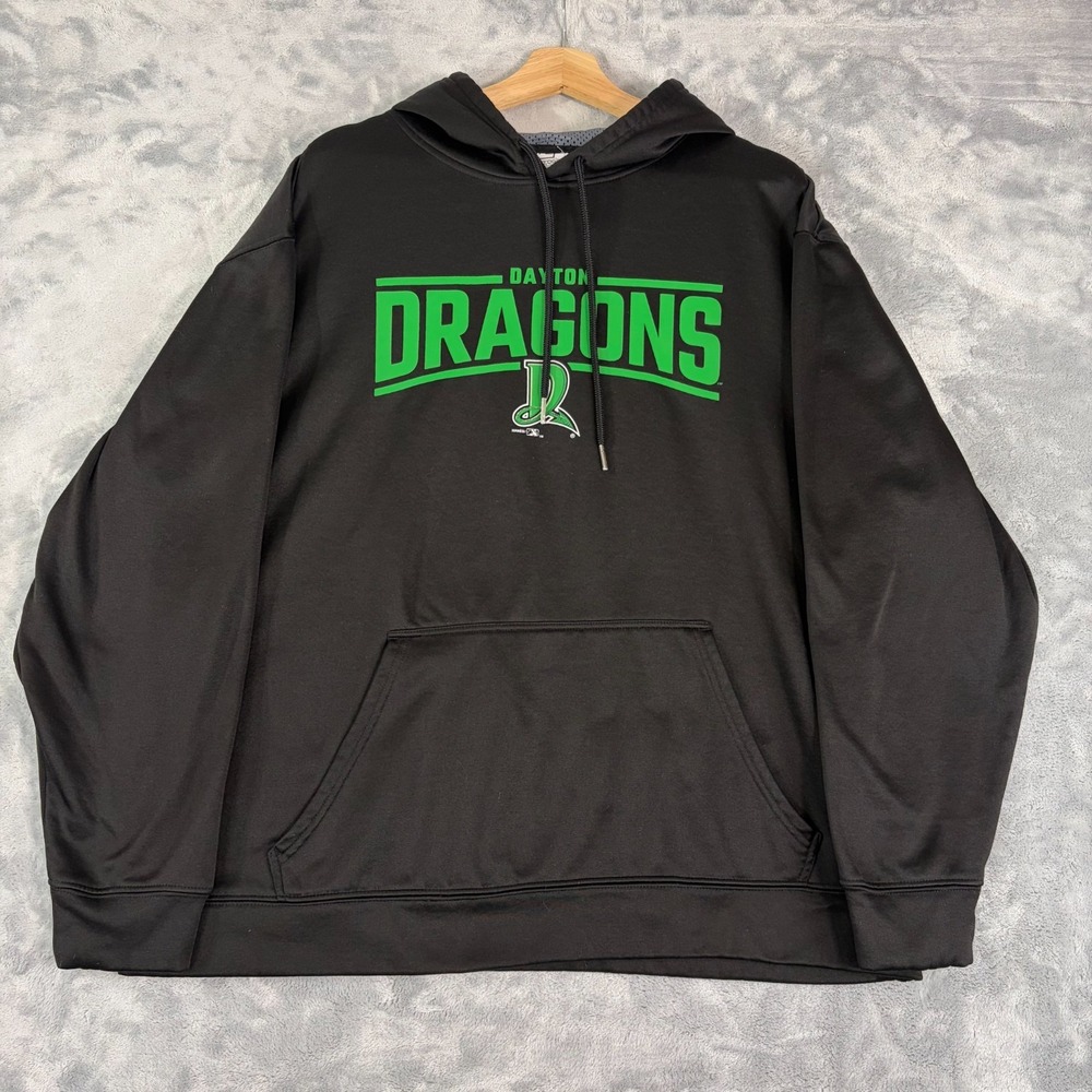 Dayton Dragons MiLB Baseball Pullover Hoodie Mens Size XL Sweatshirt Big Logo